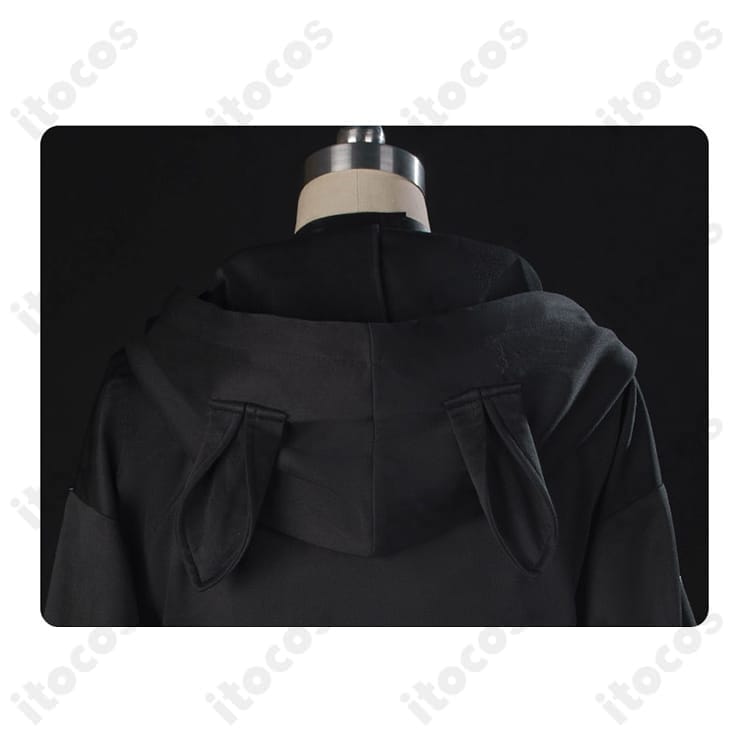 杏山カズサ 制服コスプレ衣装｜猫耳フード再現で撮影映え、動きやすい5点セット - 6枚目の画像