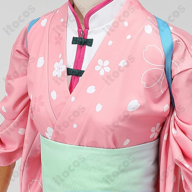 銀魂×andGALLERY 神楽 春色茶房ver. コスプレ衣装｜上品かわいい春色カフェ制服で再現度と着心地を両立 - 5枚目の画像