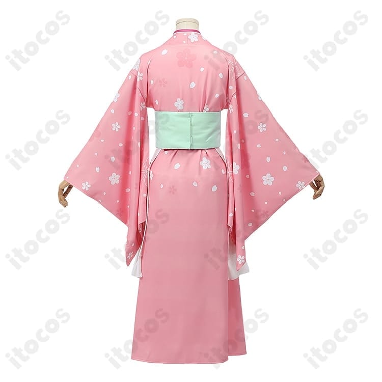 銀魂×andGALLERY 神楽 春色茶房ver. コスプレ衣装｜上品かわいい春色カフェ制服で再現度と着心地を両立 - 4枚目の画像