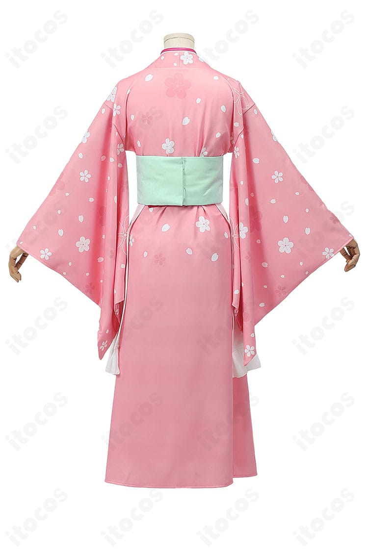 銀魂 神楽 春色茶房ver. コスプレ・背面のシルエットと全体バランス