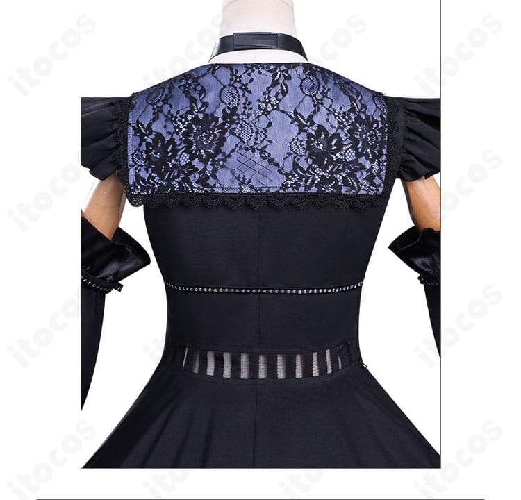 鹿野苺コスプレ 背面マント装飾｜迫力あるシルエットと落ち感を表現