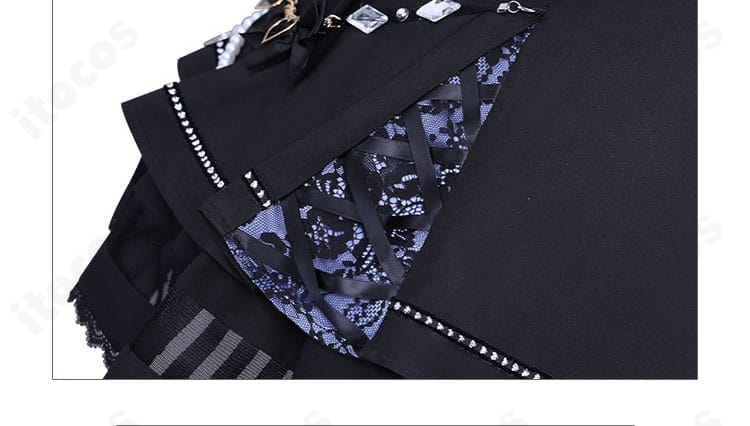 鹿野苺コスプレ スカート裾アップ｜動きに合わせて映える装飾ディテール