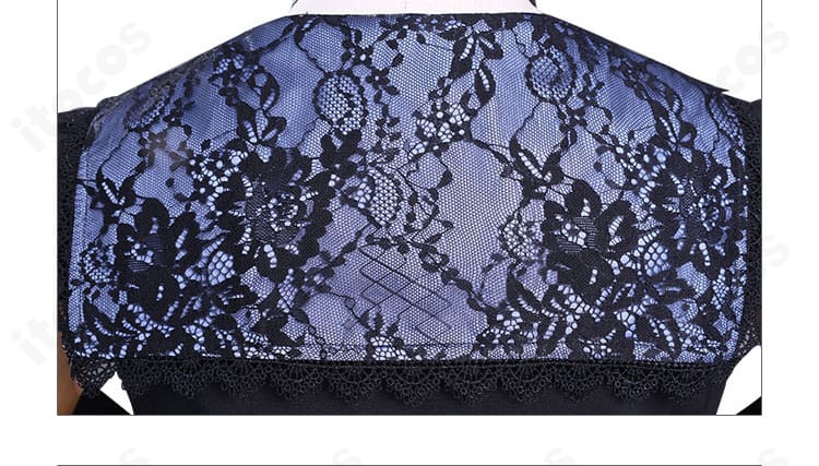 鹿野苺コスプレ マントの花飾り詳細｜豪華なアクセントで世界観を強調