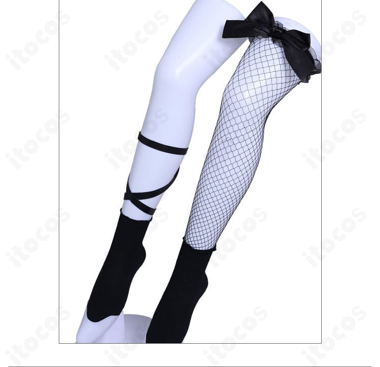 鹿野苺コスプレ 太ももソックス詳細｜スタイルを引き立てるデザイン