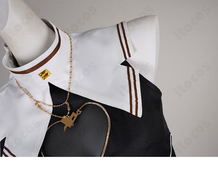 ホロライブ 宝鐘マリン 新衣装コスプレのネックレス装飾ディテール。アクセサリーの形状と質感を忠実再現