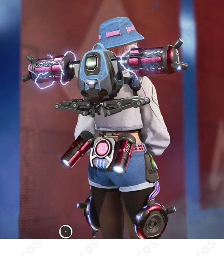 ワットソン スタティック・トレーナー衣装の背面ビュー。バックシルエットと丈感、スカーフの落ち感を確認できる再現度重視のデザインカット。