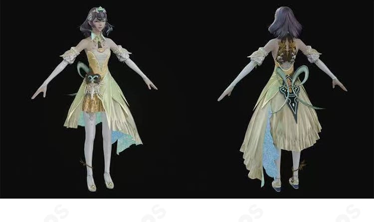 FF14 スフェーン コスプレ衣装の正面・背面全身写真（パーカーと帽子のセット、オーダーメイド対応）