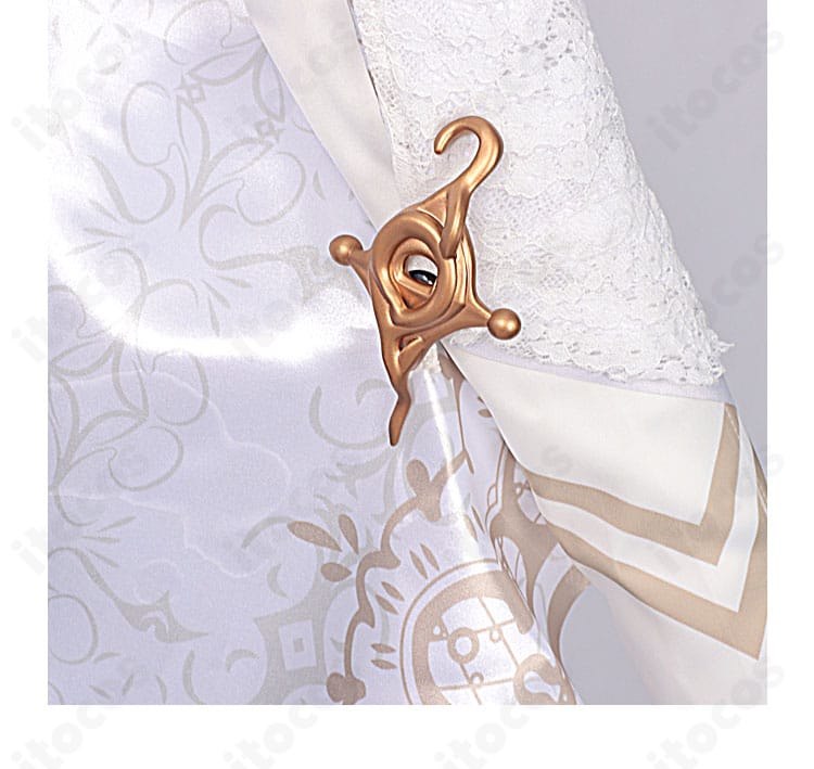 無期迷途 ヒパティア衣装 袖口装飾ディテール。袖の飾り物の縁取りと質感を強調した写真