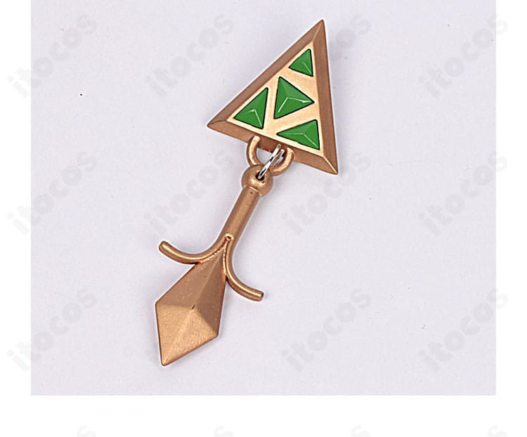 無期迷途 ヒパティア衣装 ネックアクセサリー詳細。襟元のデザインと留め具の配置が見えるカット