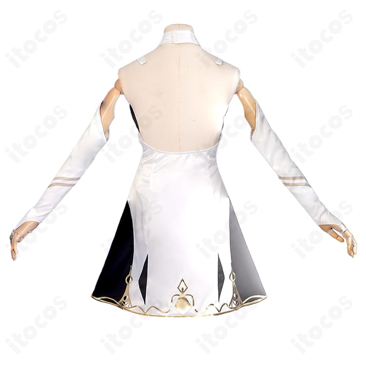 無期迷途 ヒパティア衣装 背面装飾ディテール。豪華な背飾りの立体感と固定位置を示すアップ