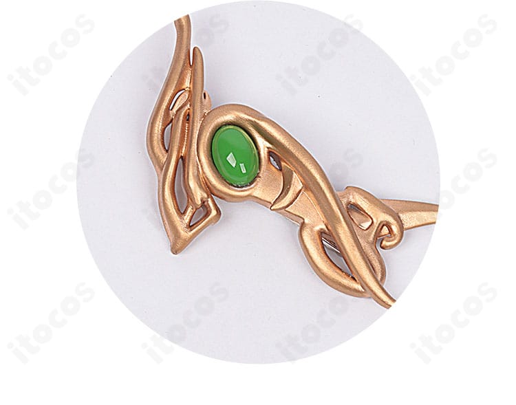 無期迷途 ヒパティア衣装 髪飾りディテール。ヘアアクセの形状と輝きがわかる近接