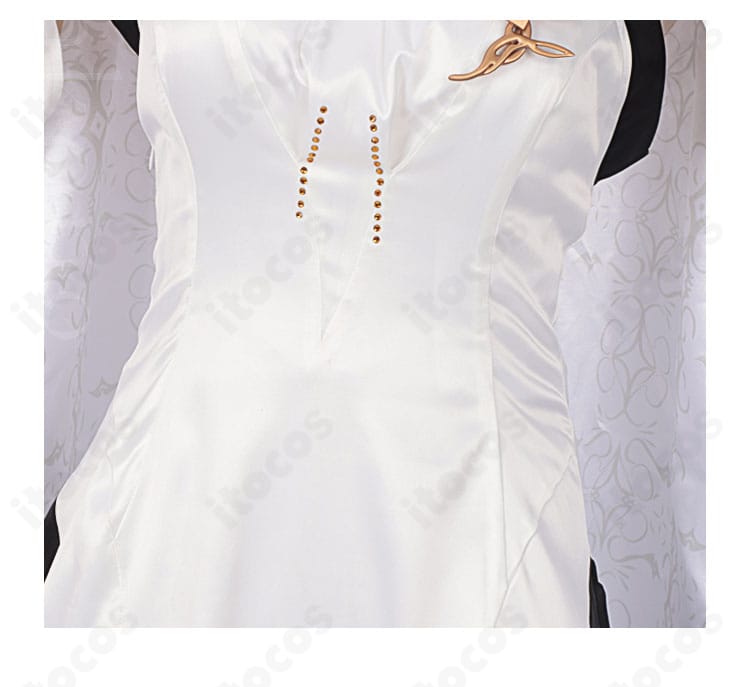 無期迷途 ヒパティア衣装 襟飾りの細工。上品な衿飾りの質感と配色がわかるディテール