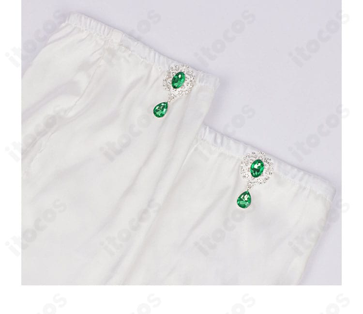 無期迷途 ヒパティア衣装 レッグソックス装飾。脚元の意匠とコーデの統一感を示すディテール