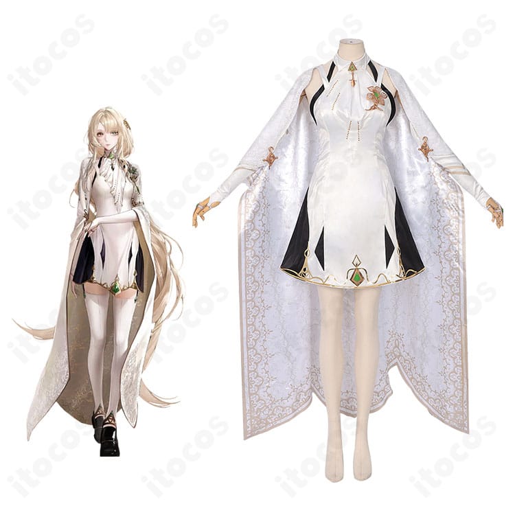 無期迷途 ヒパティアの全身衣装イメージ。マントと装飾を含むセットアップでイベント・撮影向けの雰囲気が伝わる構図