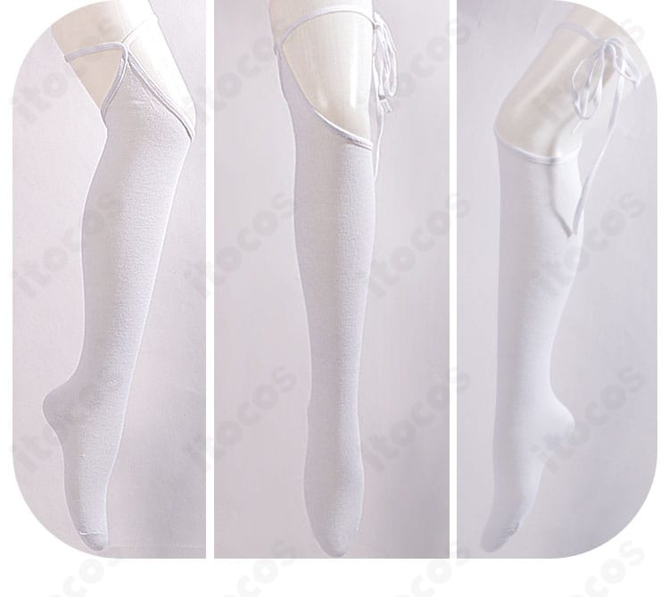 無期迷途 ヘラ レッグソックスの装飾詳細。コーデの完成度を高める意匠。