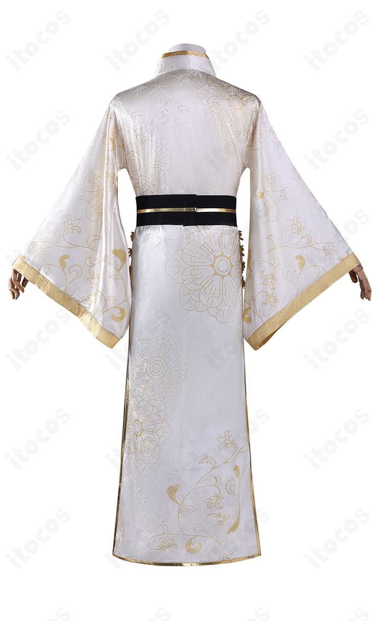 薬屋のひとりごと 壬氏 コスプレ衣装の背面。背中の模様装飾と縫製ラインまで細部再現