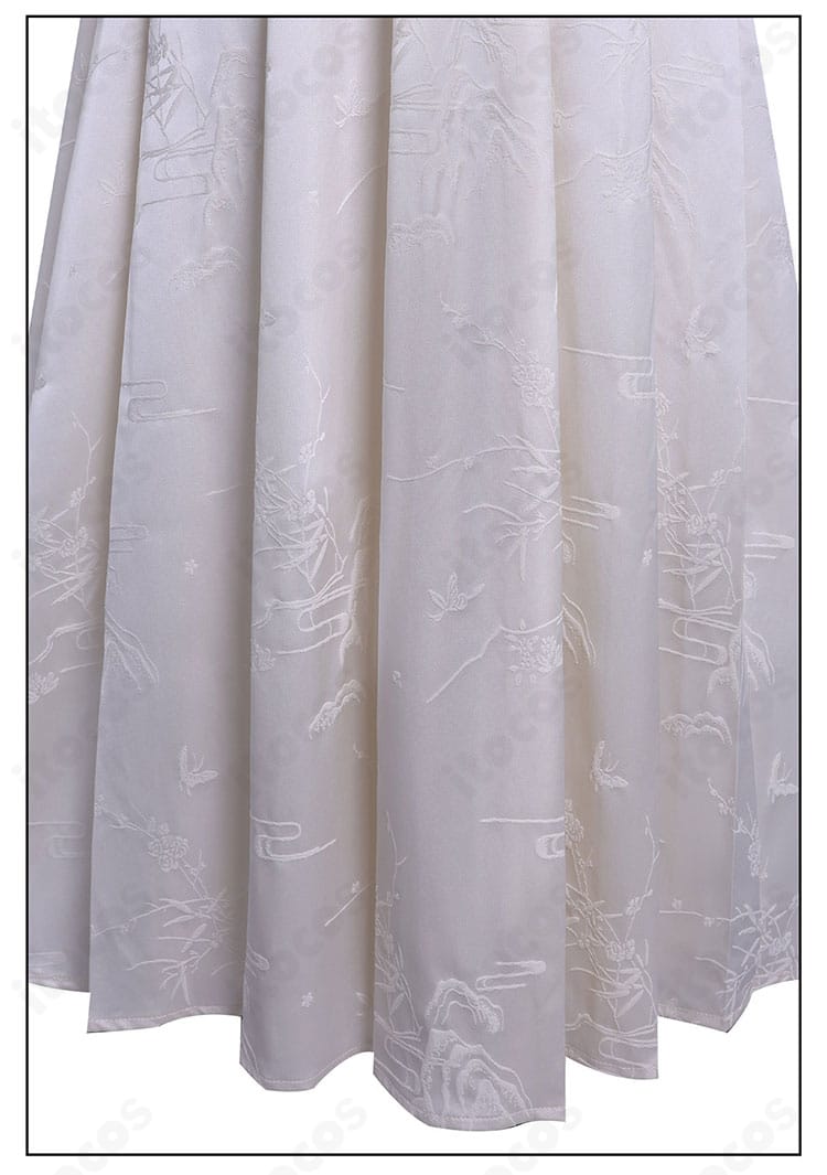 猫猫コスプレ スカート装飾ディテール｜立体感のあるパネル切替と動きの表情