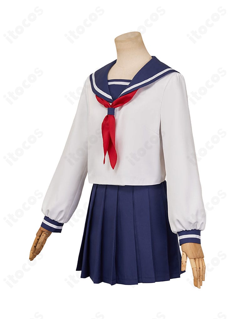 プリーツスカートのエッジと落ち感のディテールアップ