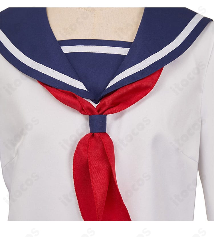 スカーフの結びバリエーション例（印象比較）