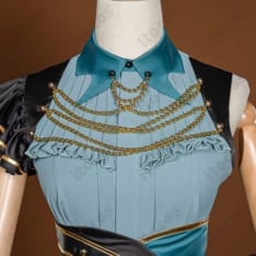 プロセカ 日野森雫 おまんじゅうでリラックス♪ 高再現コスプレ衣装。撮影映えでイベントにも最適 - 5枚目の画像（サムネイル）