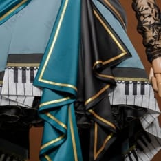 プロセカ 日野森雫 おまんじゅうでリラックス♪ 高再現コスプレ衣装。撮影映えでイベントにも最適 - 7枚目の画像（サムネイル）