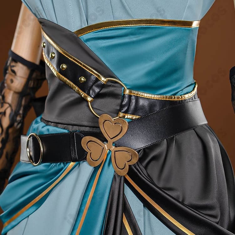 プロセカ 日野森雫 おまんじゅうでリラックス♪ 高再現コスプレ衣装。撮影映えでイベントにも最適 - 6枚目の画像