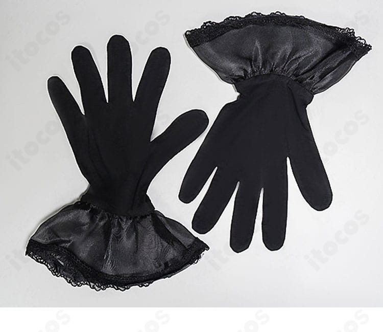 プロセカ 日野森雫 コスプレ衣装 手袋ディテール。コスプレ向け生地で快適な着用感