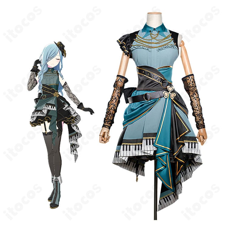 プロセカ 日野森雫『おまんじゅうでリラックス♪／ファシネイティング・アイドル』衣装のキャラクター着用イメージ