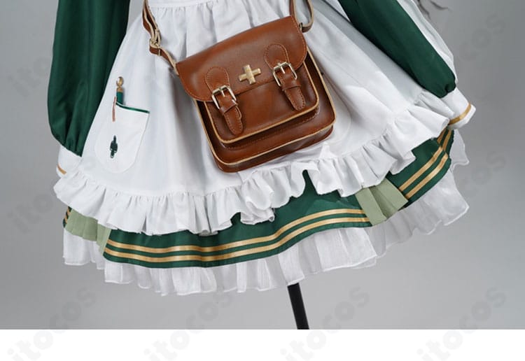 ニミ・ナイトメア ナース服 裾デザイン装飾｜可愛らしさを強調する縁取り