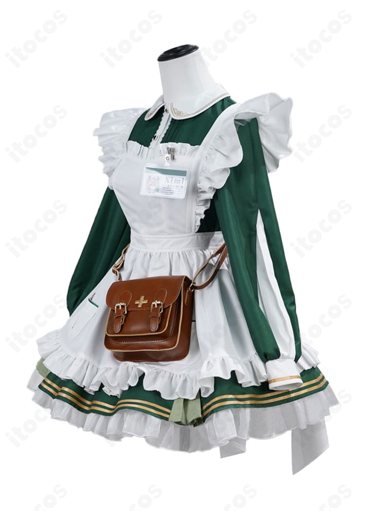 ニミ・ナイトメア ナース服コスプレ衣装 側面ディテール｜ウエストラインが映える立体シルエット