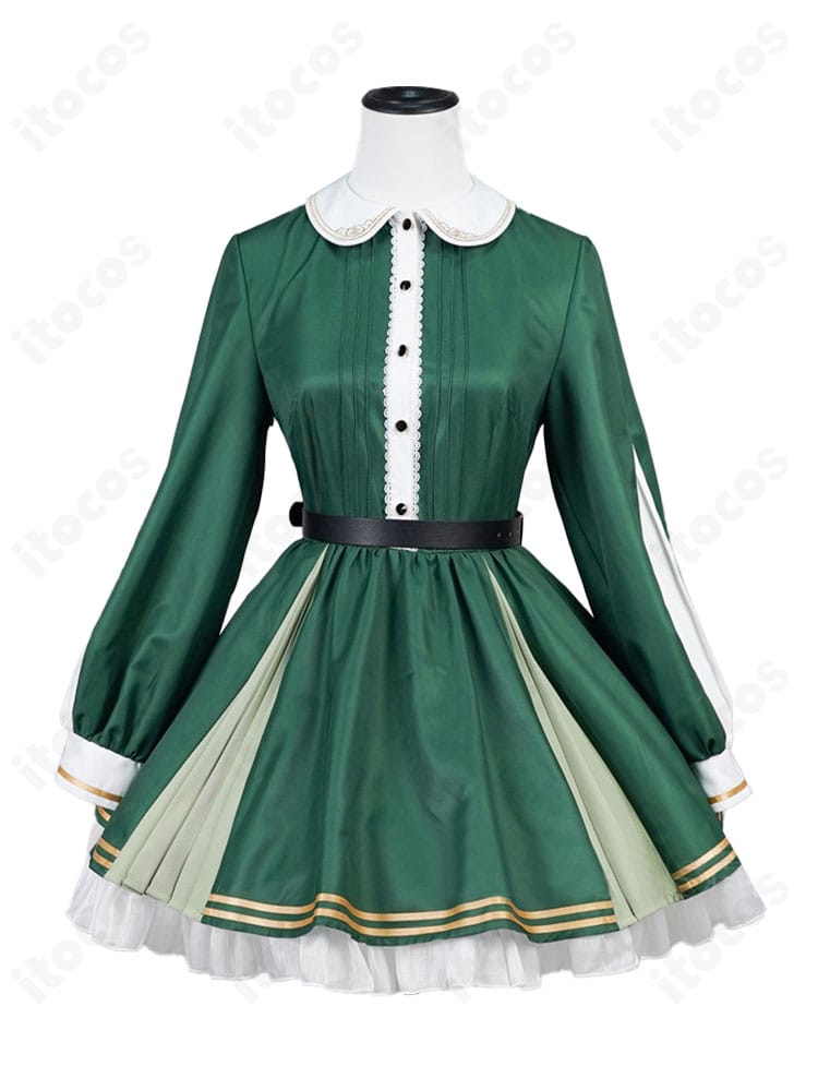 ニミ・ナイトメア ナース服 スカート装飾 正面アップ｜裾飾りと縁取りの華やかなデザイン