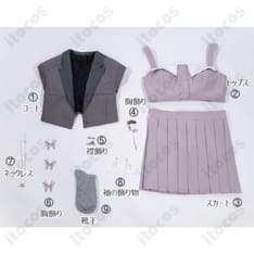 恋と深空 主人公「心を巡る言葉」高再現コスプレ衣装｜豪華一式で撮影・イベントに最適 - 4枚目の画像（サムネイル）