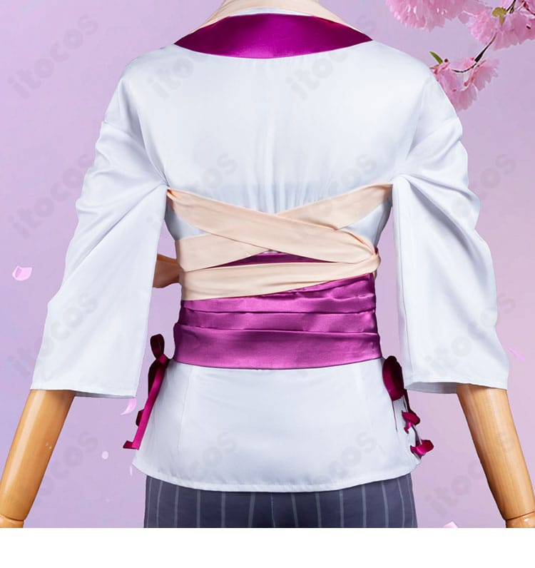 ストリノヴァ 香奈美「世紀の歌姫」背面装飾ディテール。リボンの構成や縫い止めの仕上げまで確認できる画像。