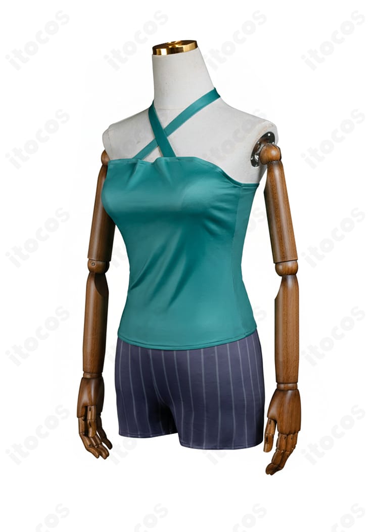 ストリノヴァ 香奈美「世紀の歌姫」衣装のインナーディテール。肌当たりの優しい裏当てと快適性を示す近接画像。