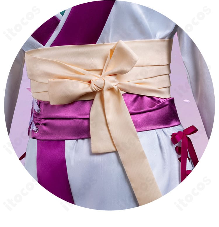 ストリノヴァ 香奈美「世紀の歌姫」腰帯装飾の詳細。繊細な刺繍と装飾パーツが高級感を演出するディテール。