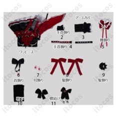 Strinova 香奈美 世紀の歌姫 コスプレ衣装｜快適素材で長時間も美シルエット - 5枚目の画像（サムネイル）