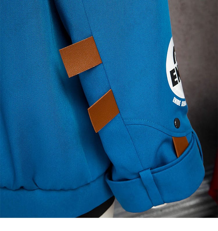 ユニカ コスプレ衣装 外套袖側面のディテール。ラインテープと装飾の配置。