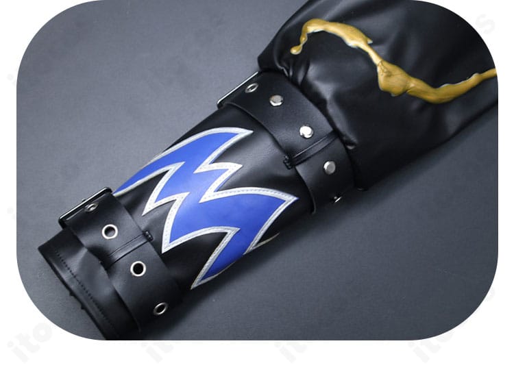 IdentityV 第五人格 アルヴァ・ロレンツ 金箔コスプレ衣装 右袖装飾のアップ。袖口の意匠と質感