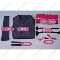 銀魂 月詠 通常衣装 コスプレ｜和風着物を忠実再現、撮影・イベントに最適 - 7枚目の画像（サムネイル）