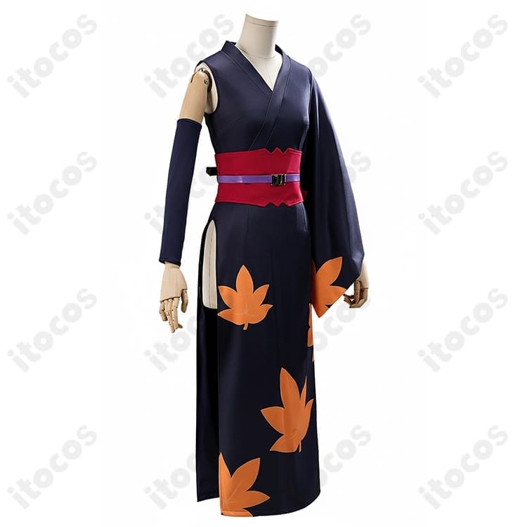 銀魂 月詠 通常衣装 コスプレ｜和風着物を忠実再現、撮影・イベントに最適 - 2枚目の画像