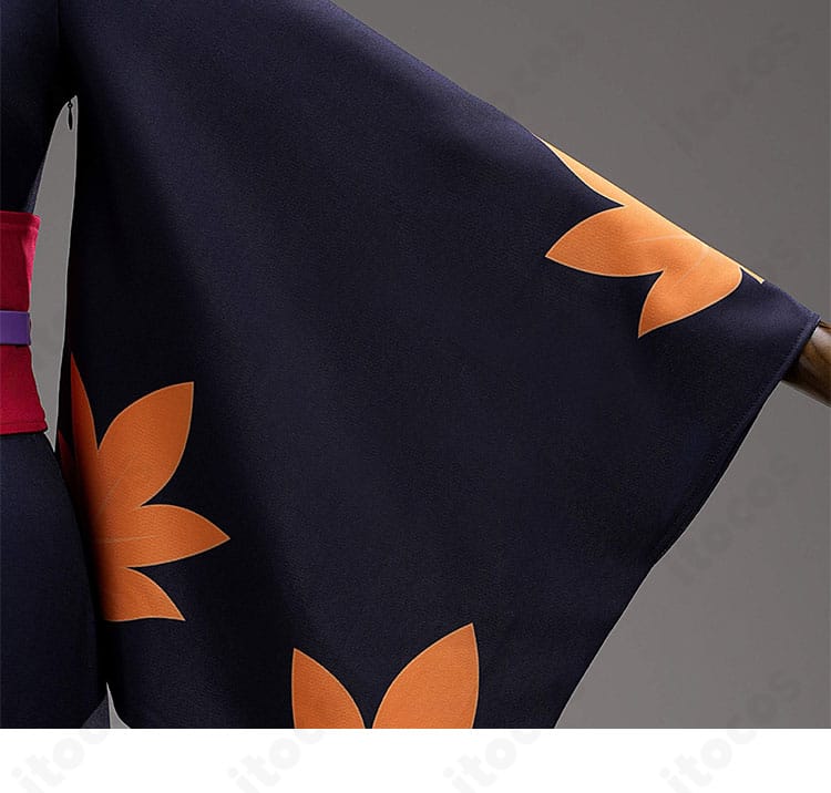 銀魂 月詠 コスプレ衣装 袖口ディテール。袖口の形状と縫製で高再現仕様を示すクローズアップ。