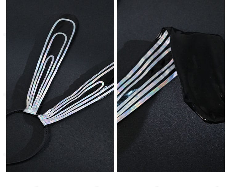 うさ耳カチューシャのディテール。バニーらしさを強調する耳パーツの形状と質感を確認。