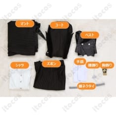 長時間快適＆高発色｜ツイステ レオナ ナイトメアースーツ 燕尾コスプレ衣装 フルセット - 7枚目の画像（サムネイル）