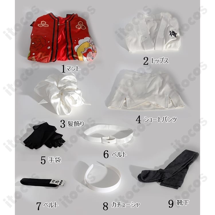 HUNDRED LINE 凶鳥狂死香 私服Ver. コスプレ衣装｜高再現設計で撮影映えと快適さを両立 - 5枚目の画像