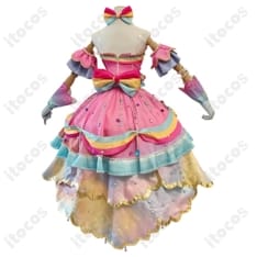 アイカツスターズ！虹野ゆめ レインボーエトワール衣装 高再現・軽量で撮影会に最適 - 2枚目の画像（サムネイル）