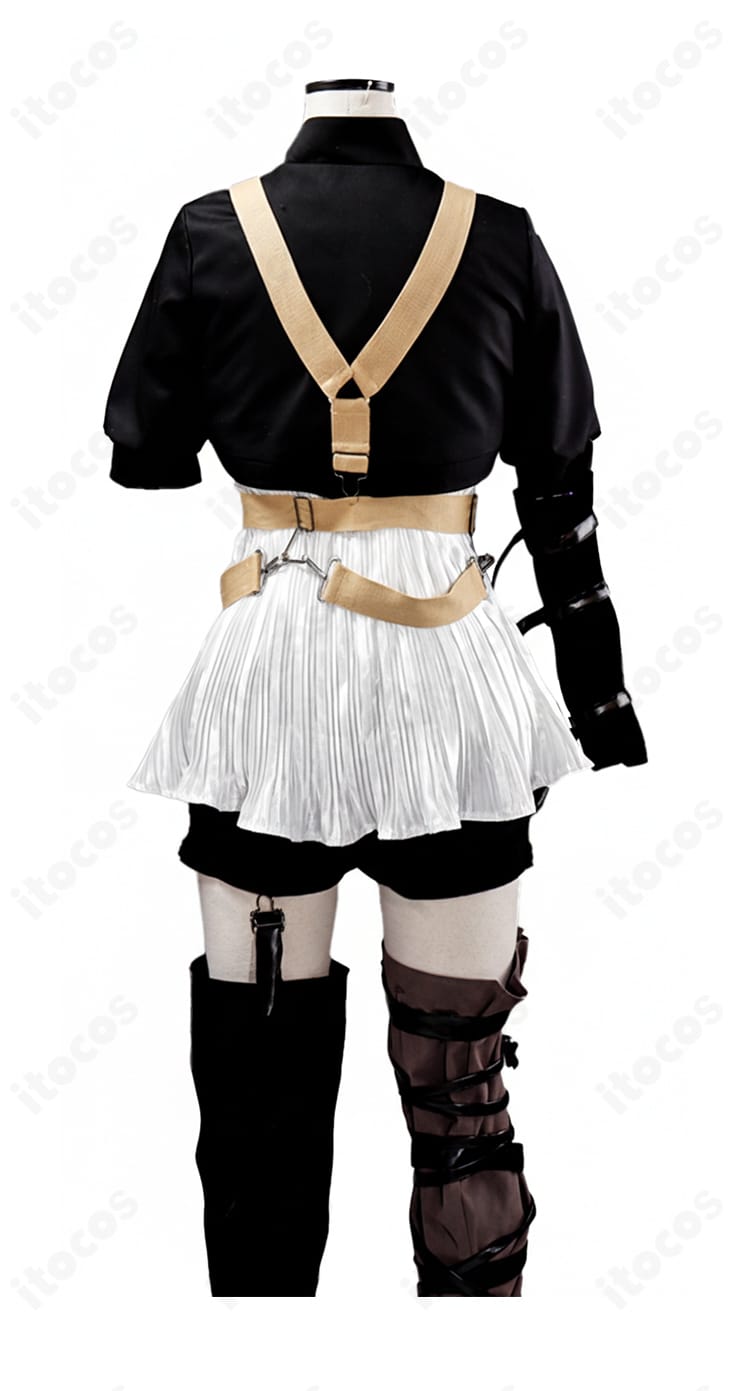 ガールズバンドクライ 河原木桃香 コスプレ衣装の背面ディテール。背中のラインと装飾配置を忠実再現