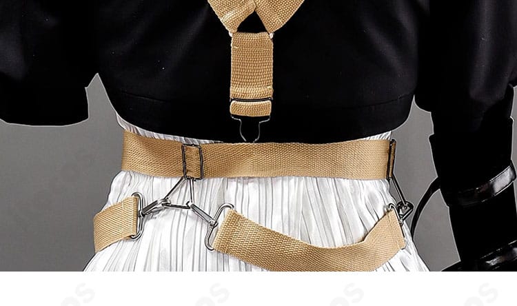 ガルクラ 河原木桃香 コスプレ衣装の背面装飾ディテール。イベント映えする立体感のある仕上がり