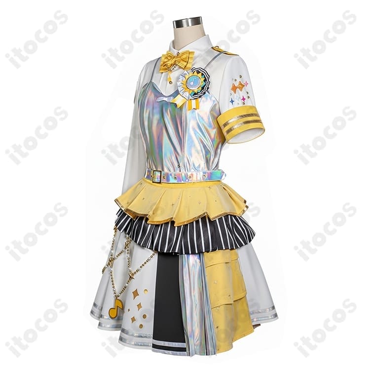 プロセカ 鏡音リン 5th Anniversary感謝祭衣装 再現度と着心地を両立、イベント・撮影に最適 - 3枚目の画像