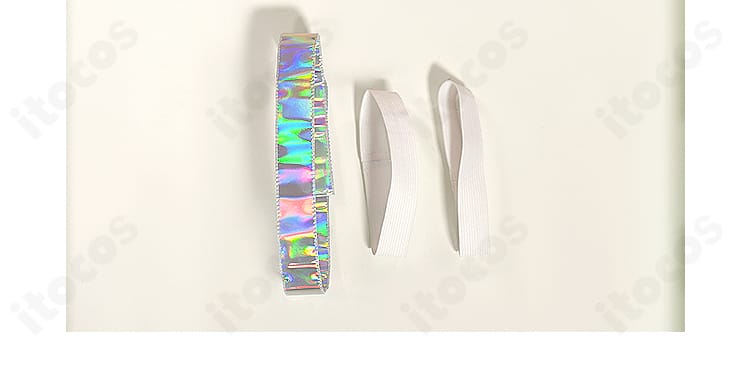 付属アクセサリー一式の詳細（髪飾り・チェーン・胸飾り）