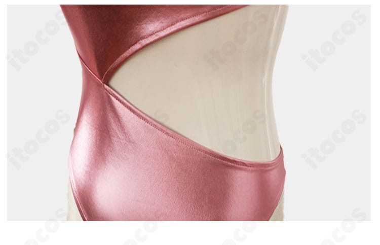 サブスタンス スー コスプレ衣装 背面ディテール。背中の縫い目とファスナー部の再現精度を捉えたアップ。